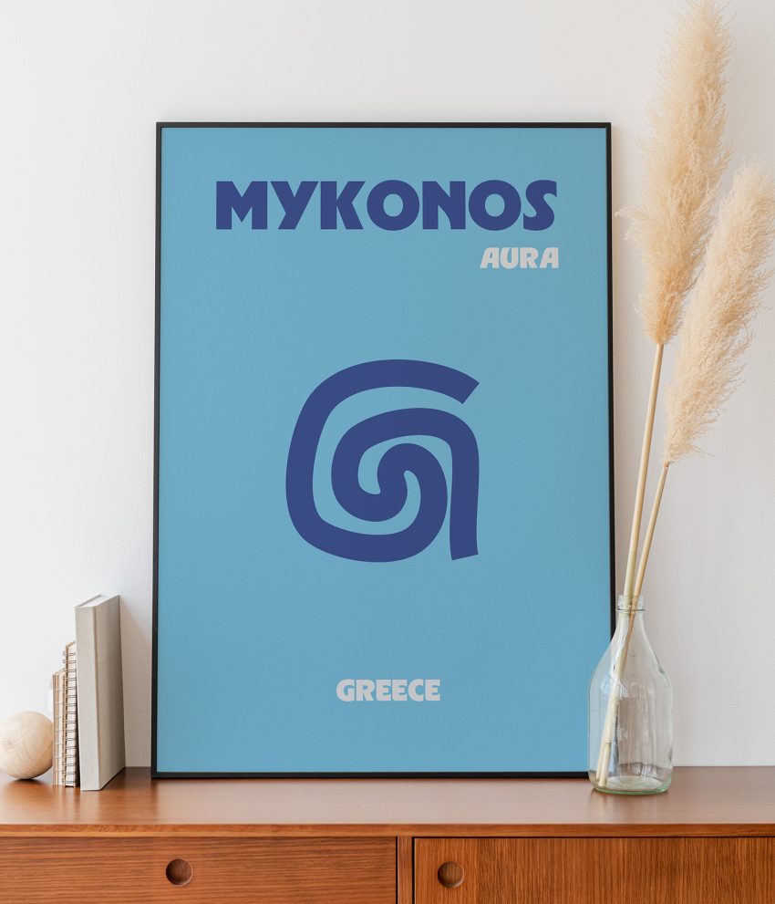 Affiche Mykonos Aura