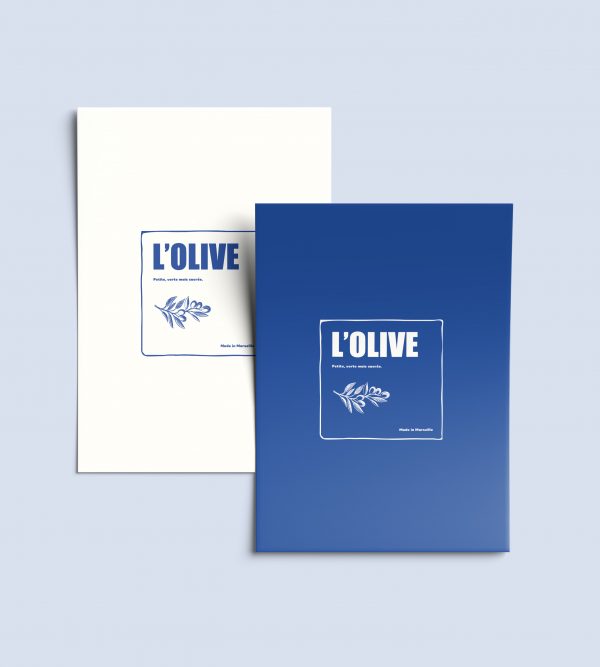 affiche déco Marseille L’Olive – deux variations