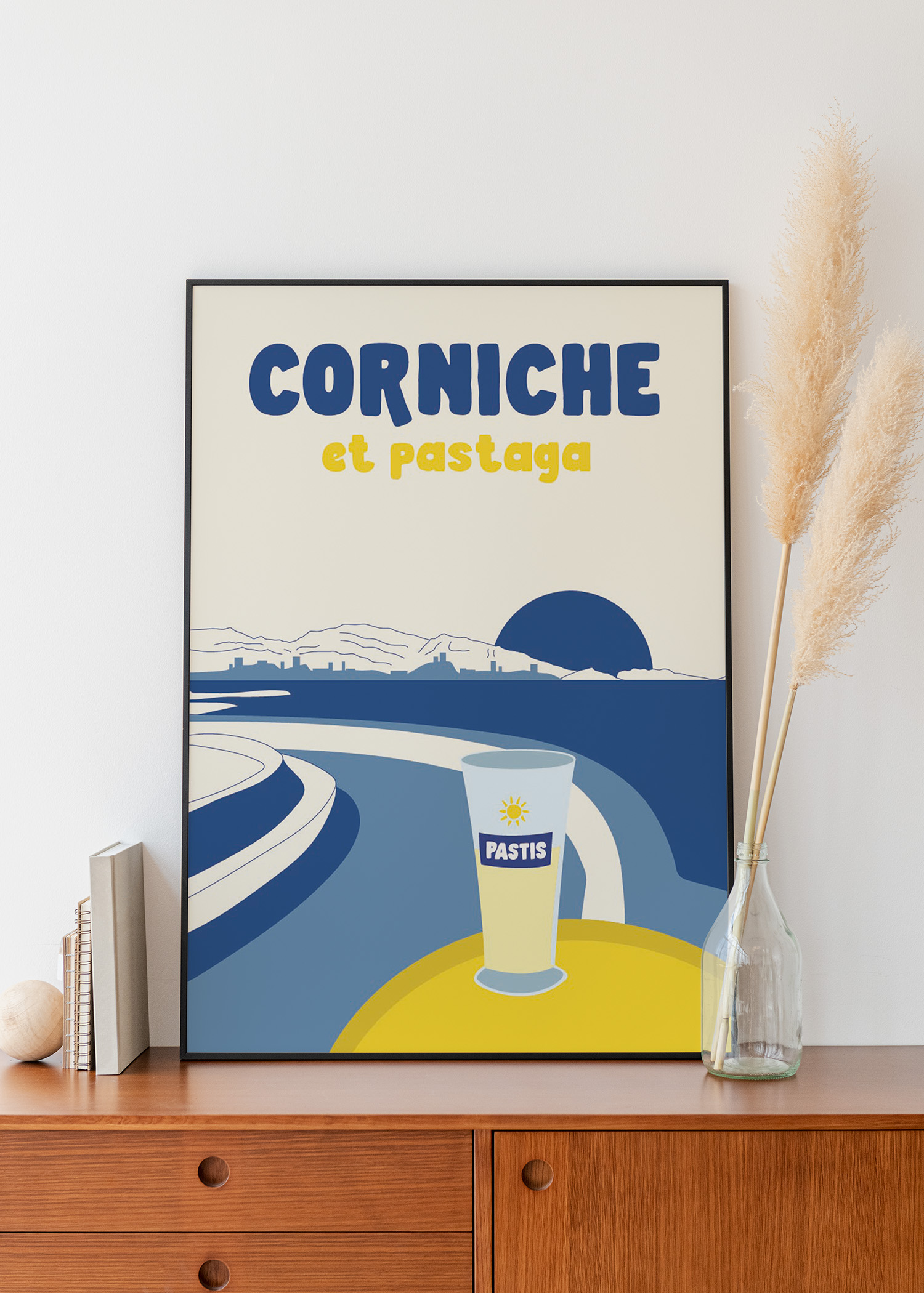 détail affiche Corniche Marseille