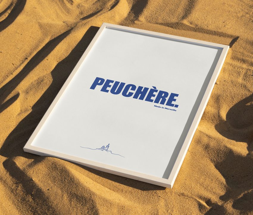 affiche expression sud Peuchère fond blanc