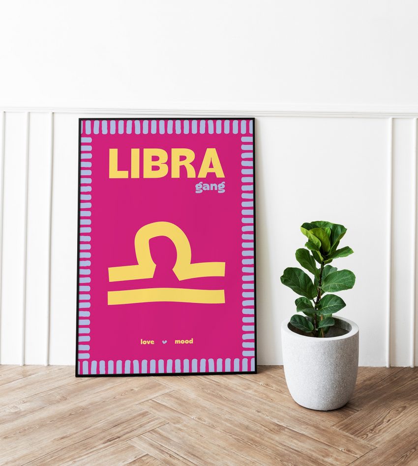 Illustration signe Balance graphique